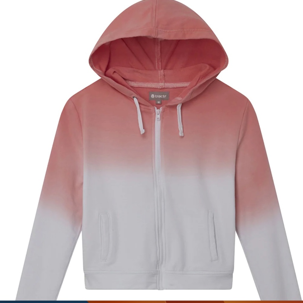 Tractr Girls Pink Hoodie- NEW
